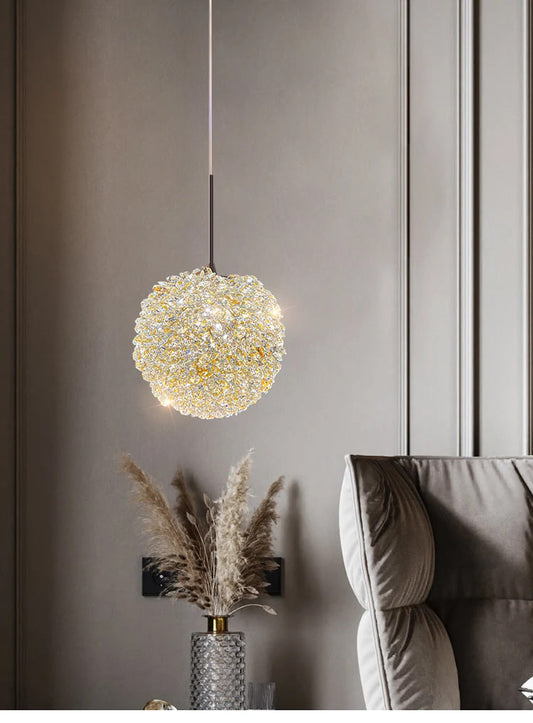 Crystal Bulb Pendant Lights,Loft Glass Light Fixture