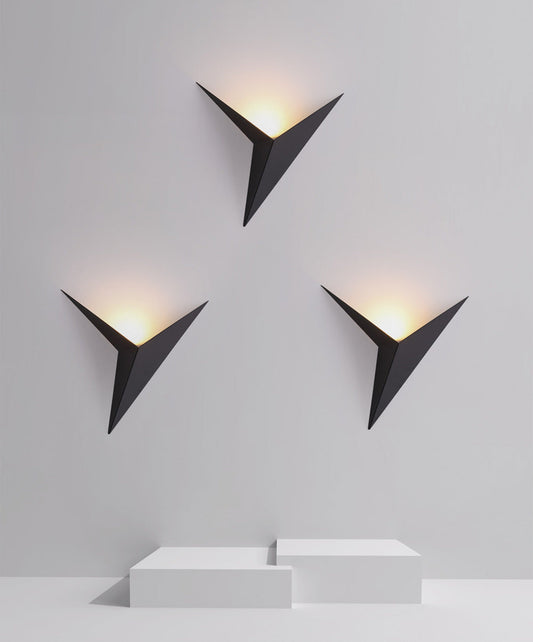 Geometric Light, Interior Design Sconce, Metal Industrial Lighting