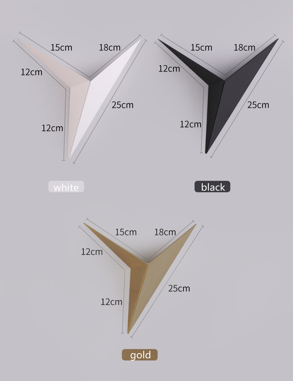 Geometrisches Licht, Innenarchitekturleuchte, Industriebeleuchtung aus Metall